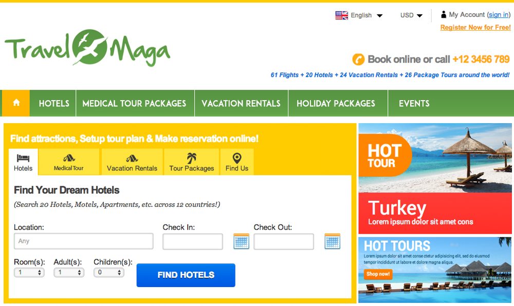TravelMaga · our first OTA project